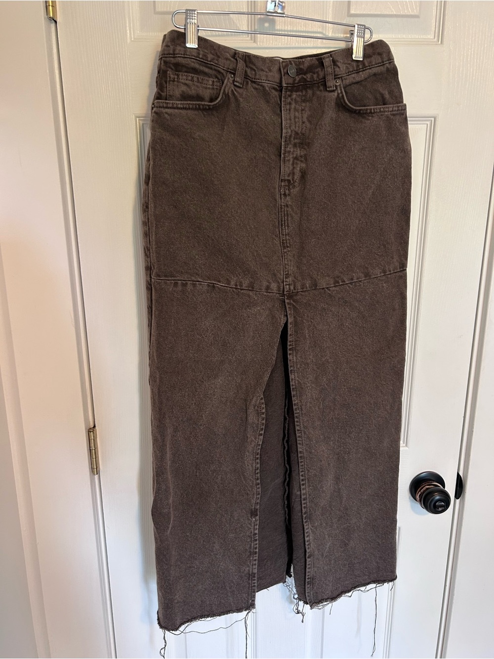 Reformation Tazz Denim Maxi Skirt